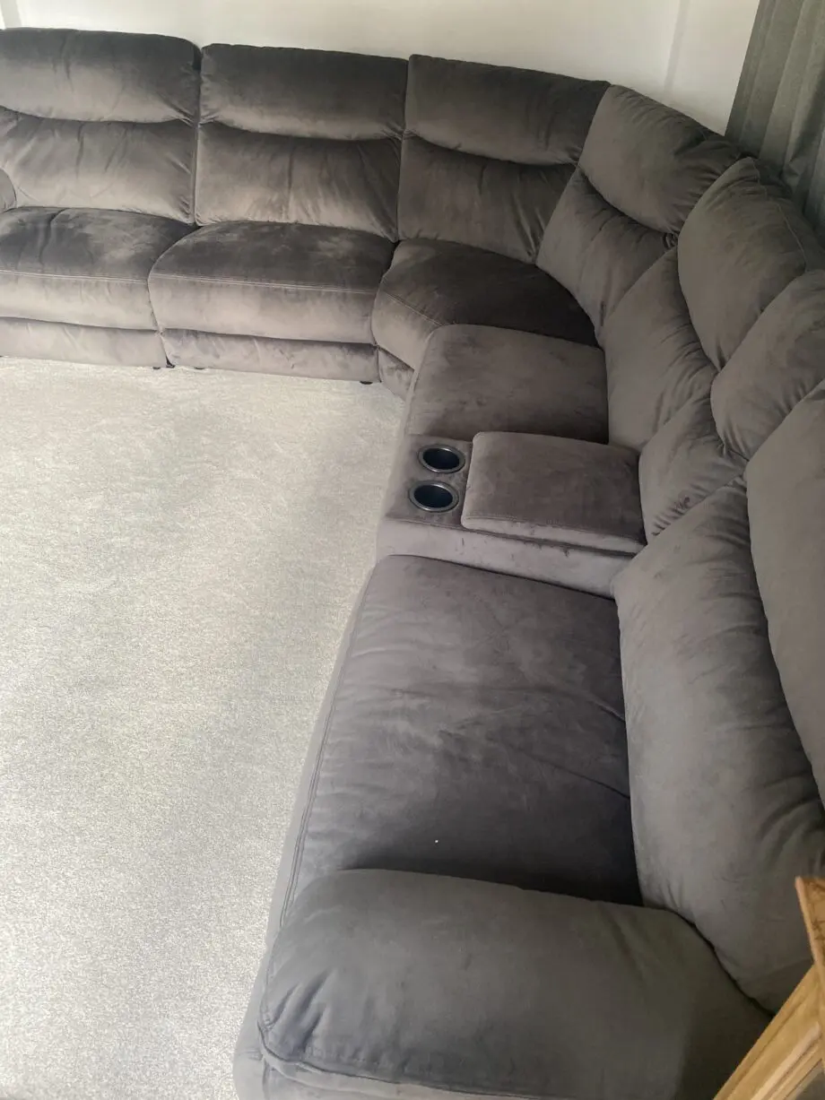 Lakeland Express,brown/grey…5 seat corner side with two Electric recliner