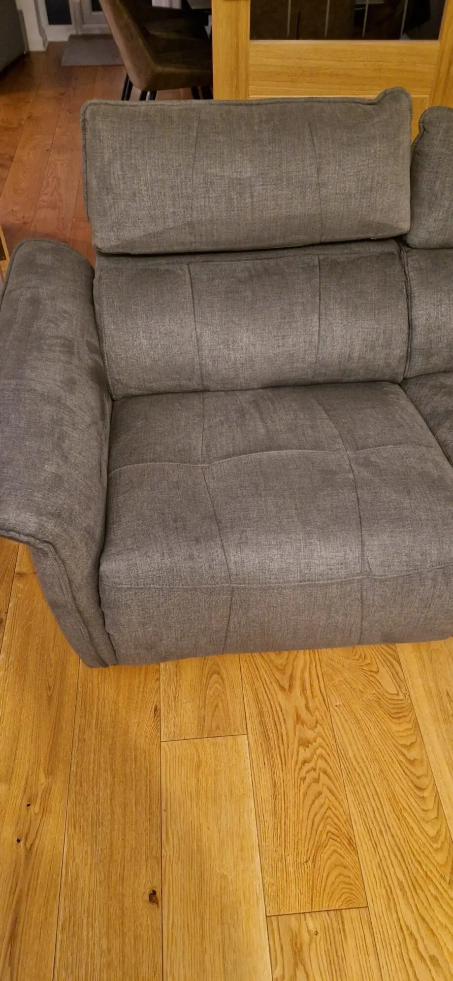 Sofolgy corner double power recliner sofa with double power headrest