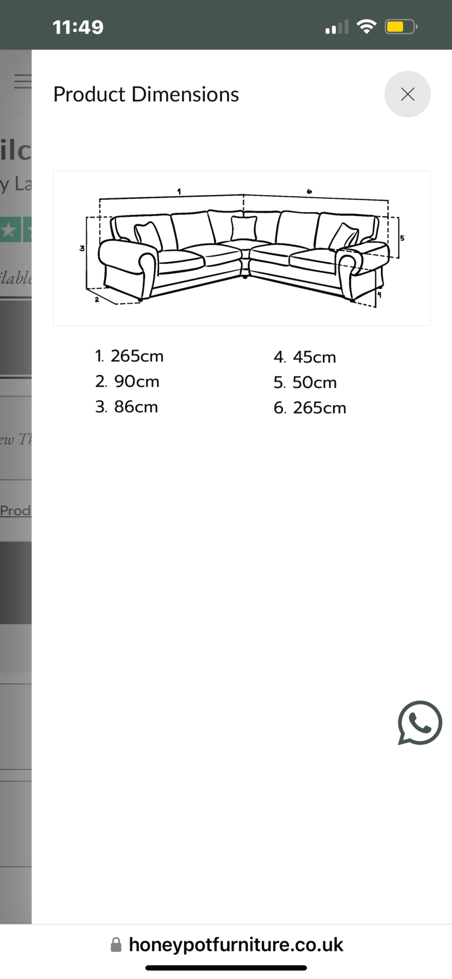 Wilcot Corner Sofa