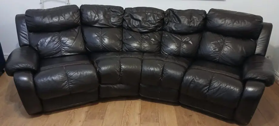 DFS CURVED SOFAS X2