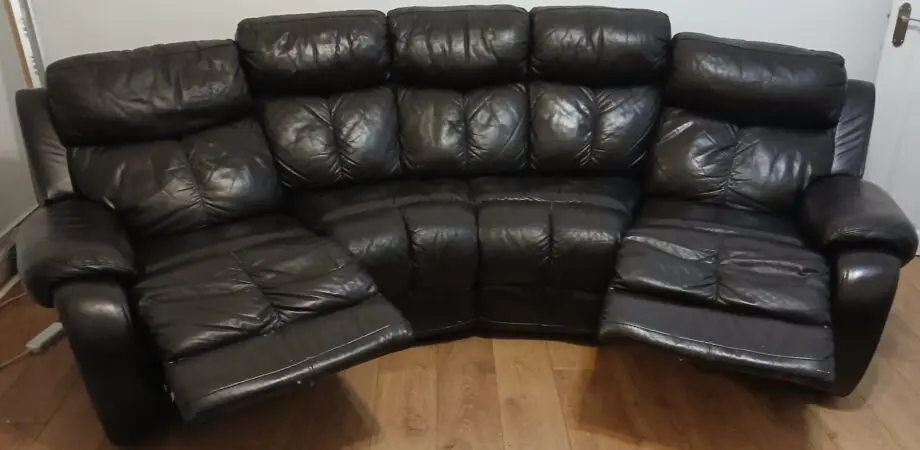 DFS CURVED SOFAS X2