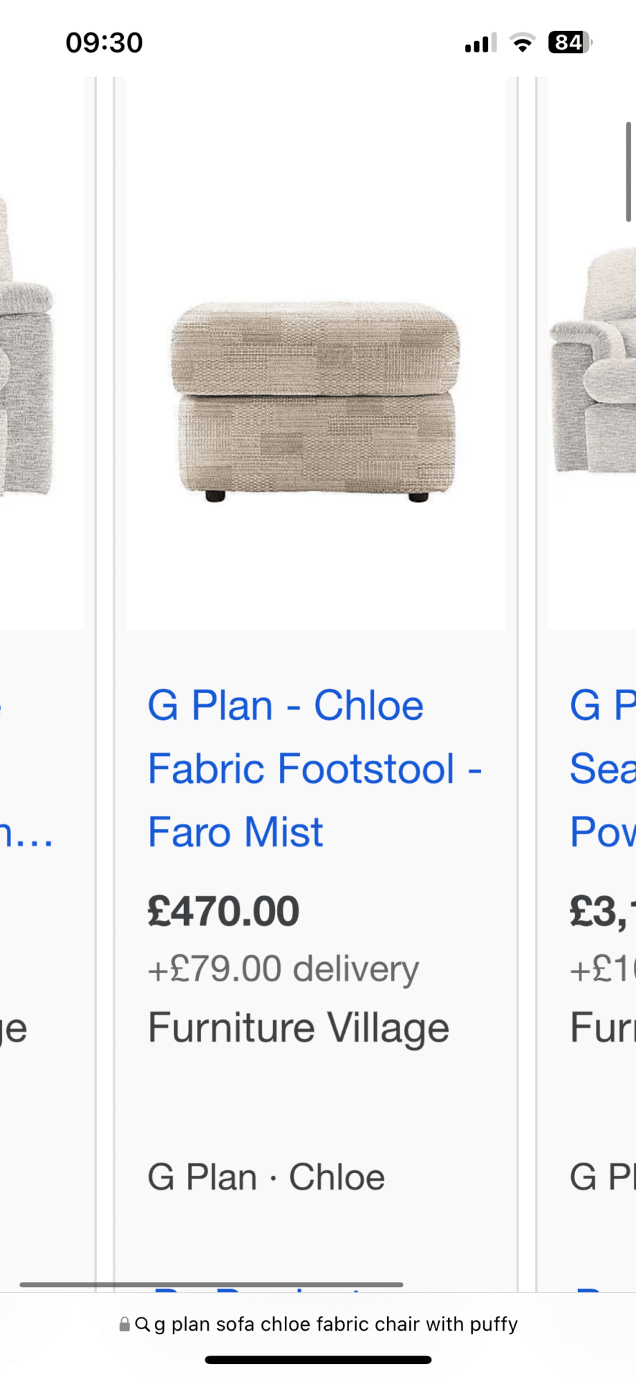 Gplan sofa suit