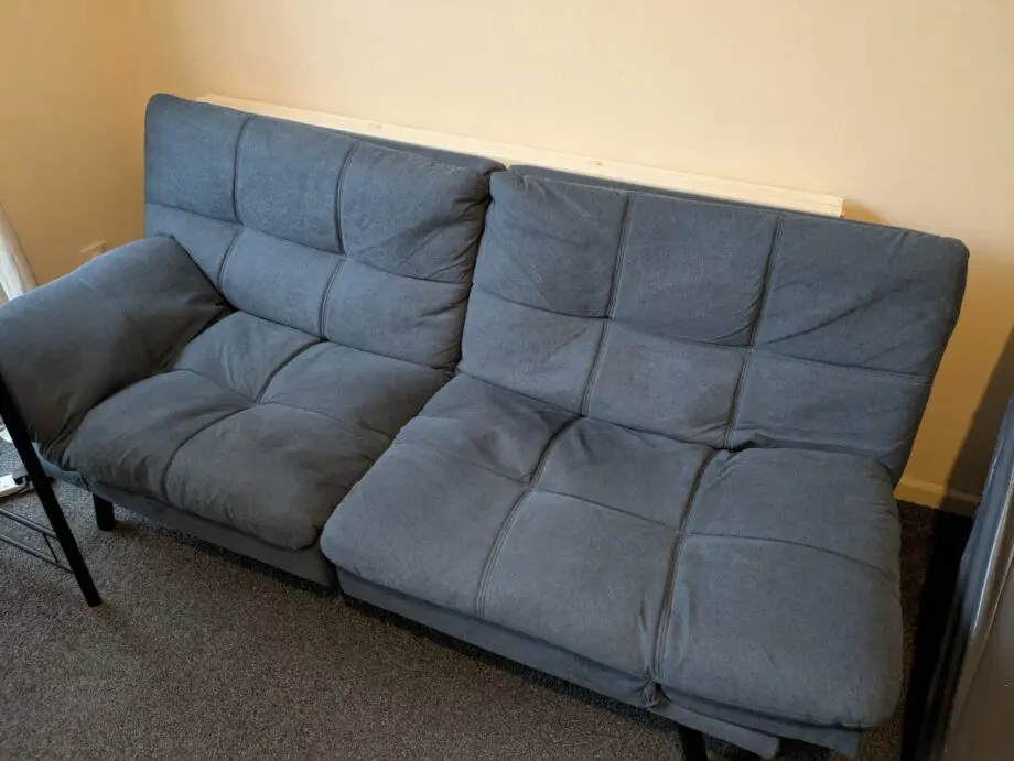 Luis Soft Chenille Clic Clac Denim Sofa