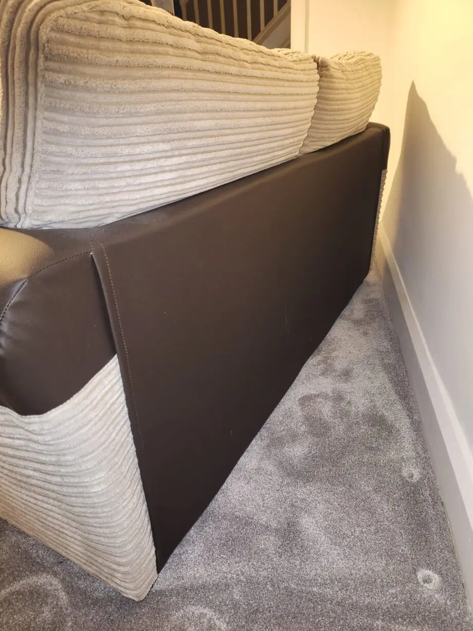 harry 2 seater sofa beige and brown