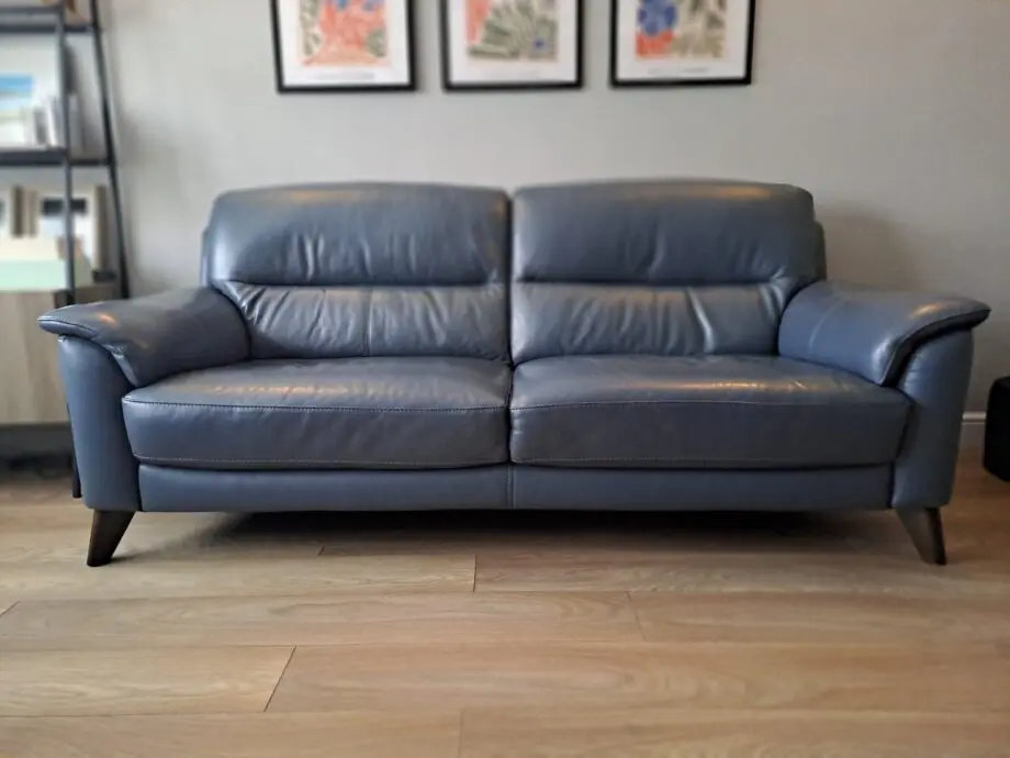 3 seater leather sofa