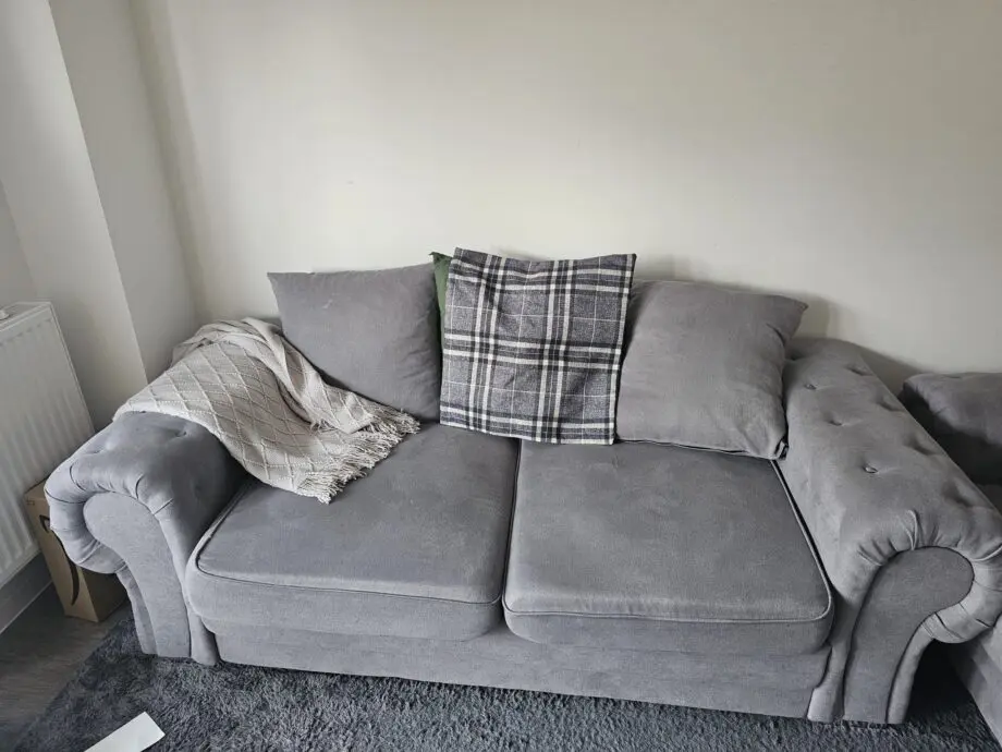 Grey sofas