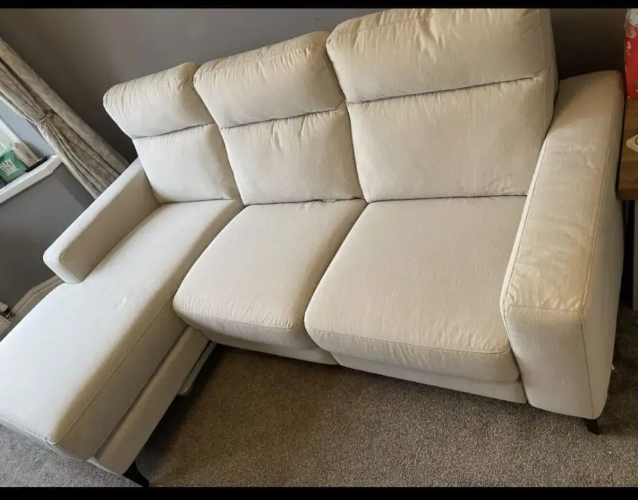 SCS Harebell 3 Seater Left Hand Facing Chaise with electric recline and USB plug