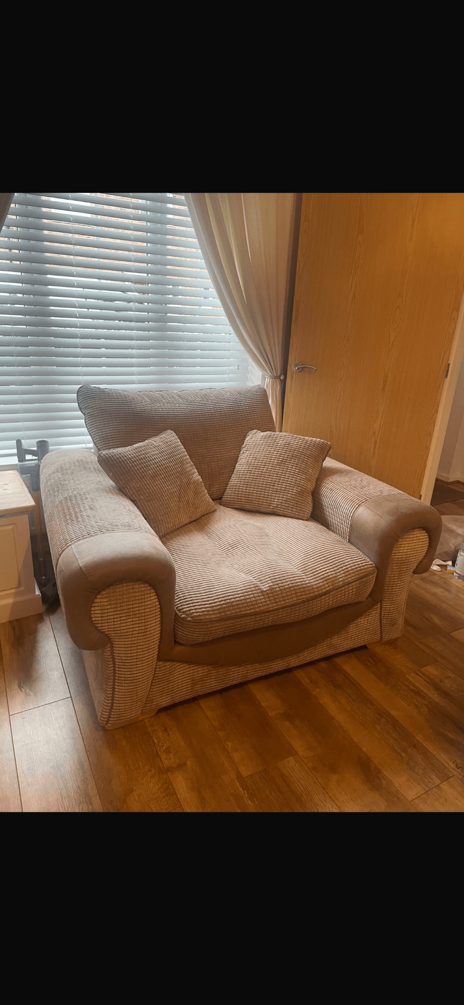 Sofology couch and large cuddle chair