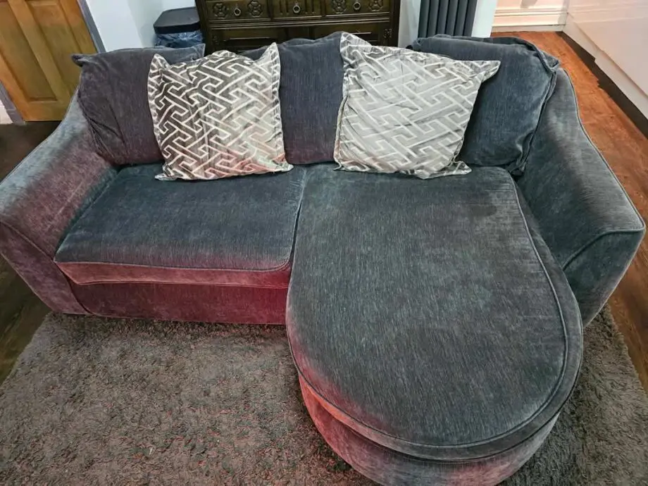 DFS Loleta Charcoal, Pillow Back 4 Seater Lounger