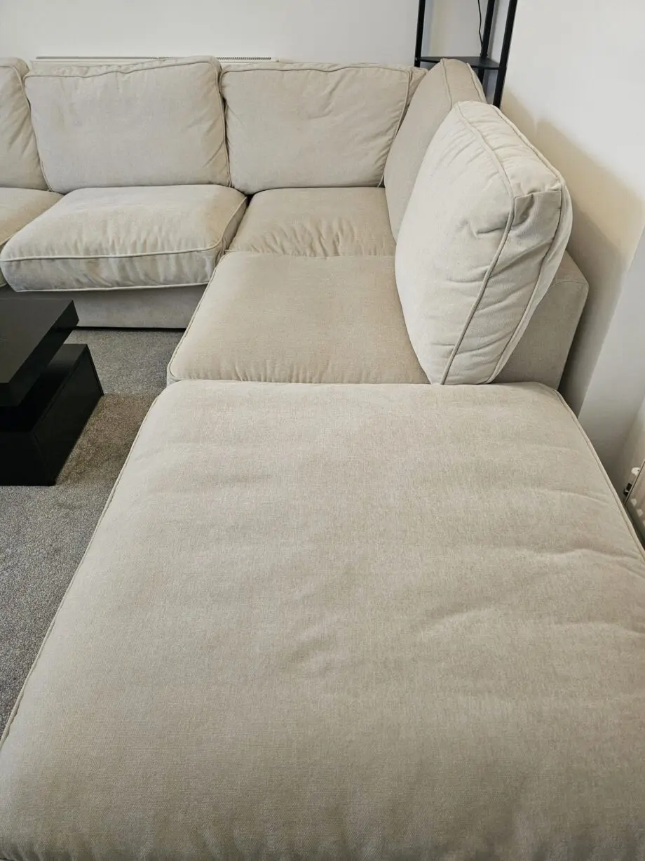 Tate Luxe Chenille Right Corner Footstool End Sofa - Second Nature V3