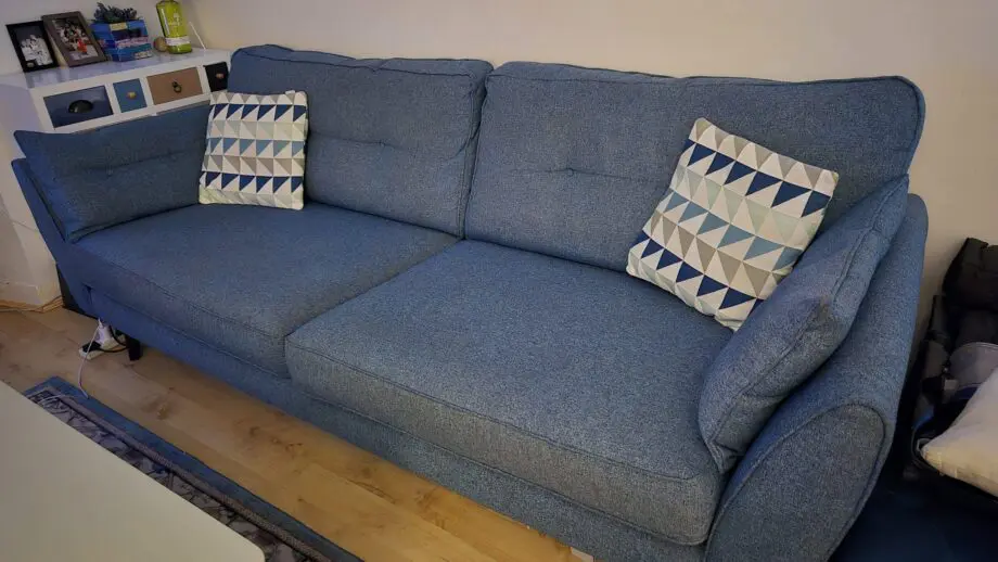 French Connection 4 seater - DFS Zinc