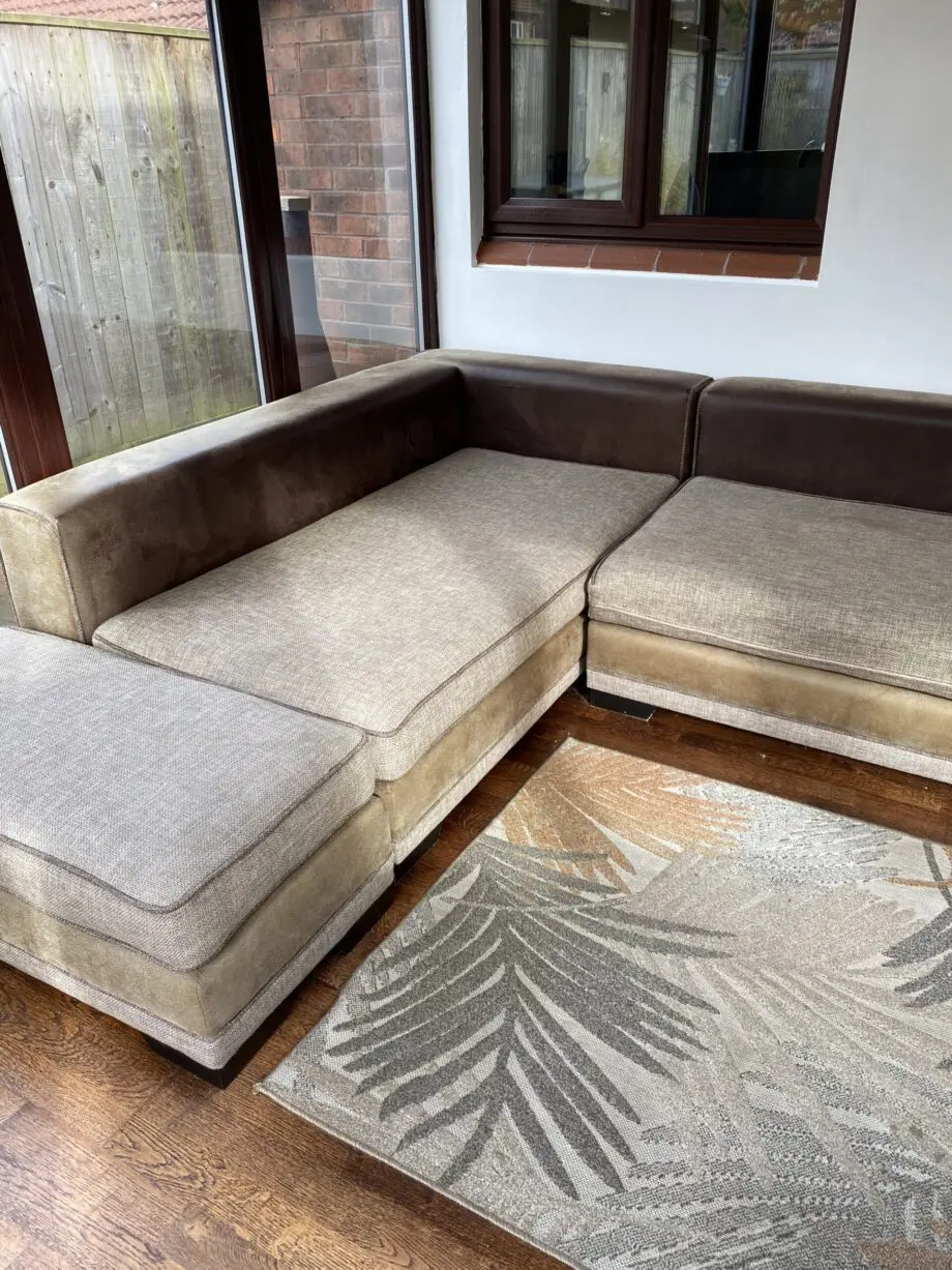 DFS multi brown sofa