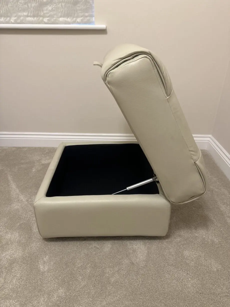 Sofology Leather Gracy storage footstool