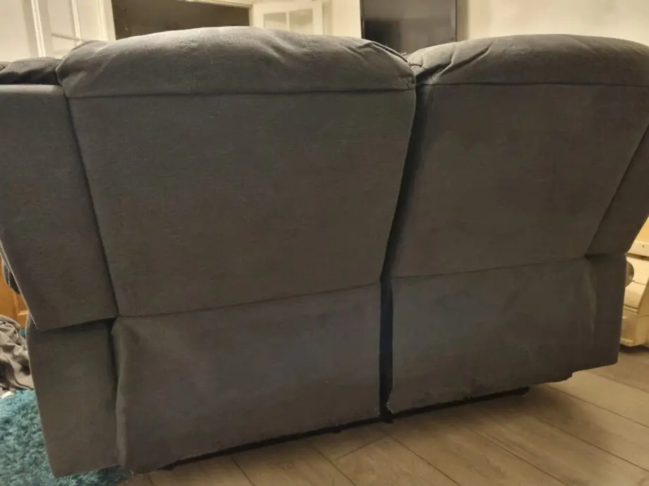 Furniture & Choice grey Dakota 2 seater manual recliner sofa