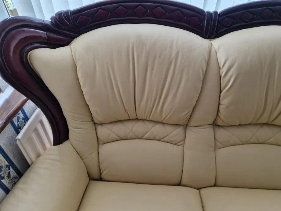 Italian leather 3 seater sofa for sale