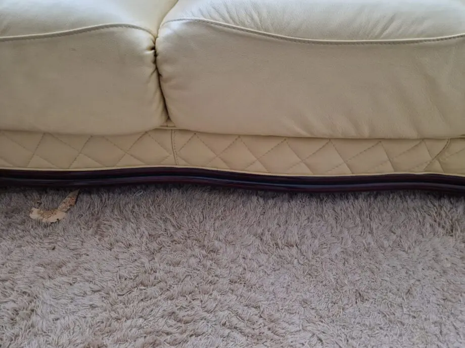 Italian leather 3 seater sofa for sale