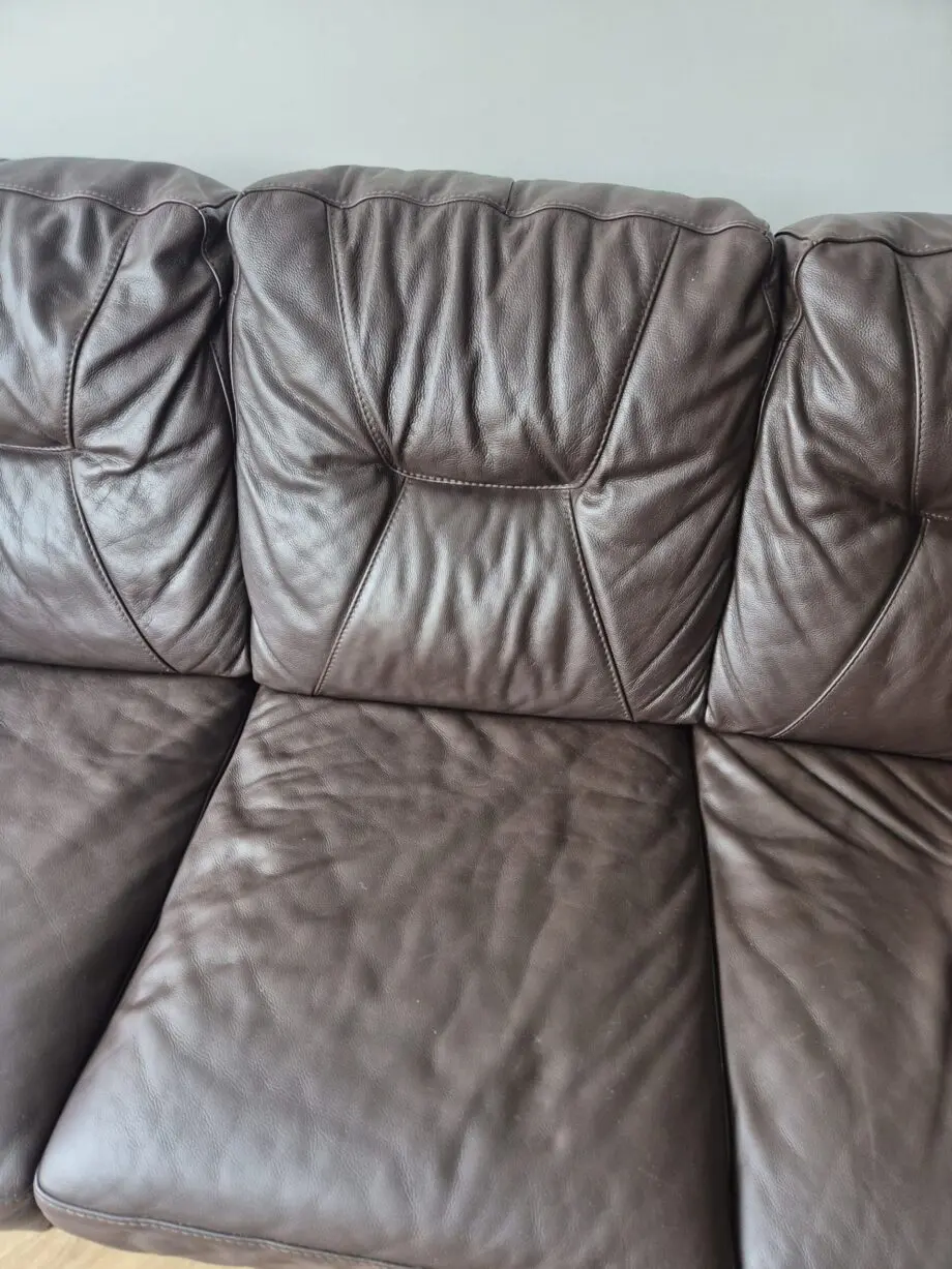DFS 3 Seater leather sofa