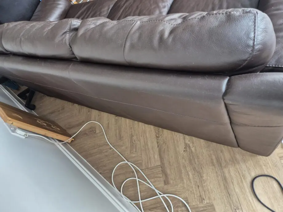 DFS 3 Seater leather sofa