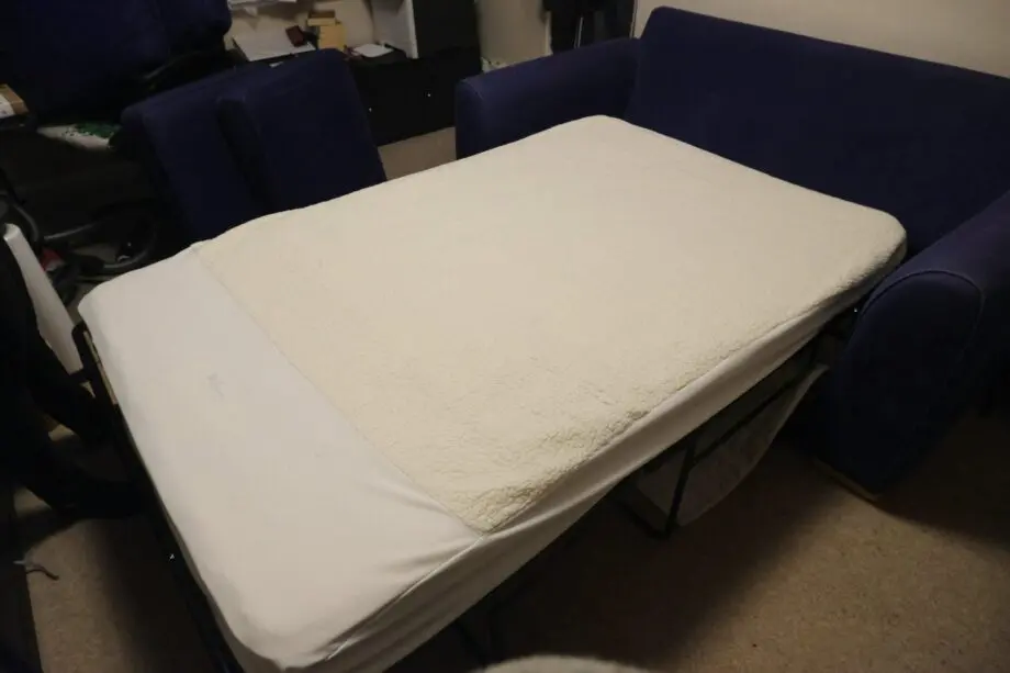 Relyon Blue 2 seater Sofabed