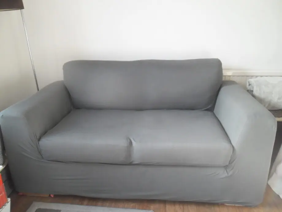 Small 2 seat grey sofa