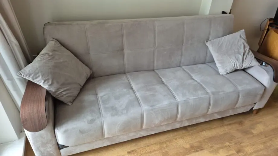 Grey 3 seater sofa bed