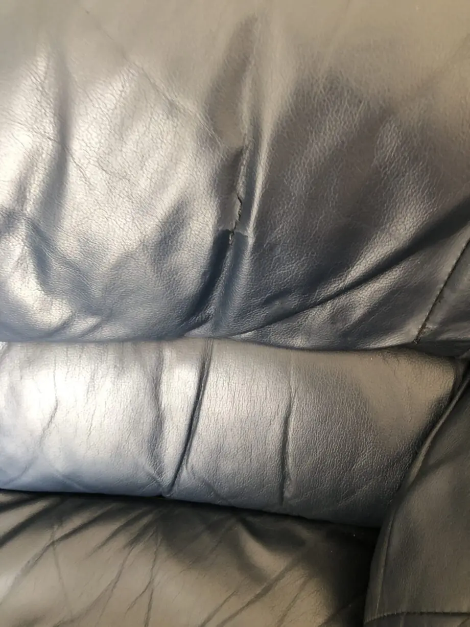Blue 2 seater sofa X2
