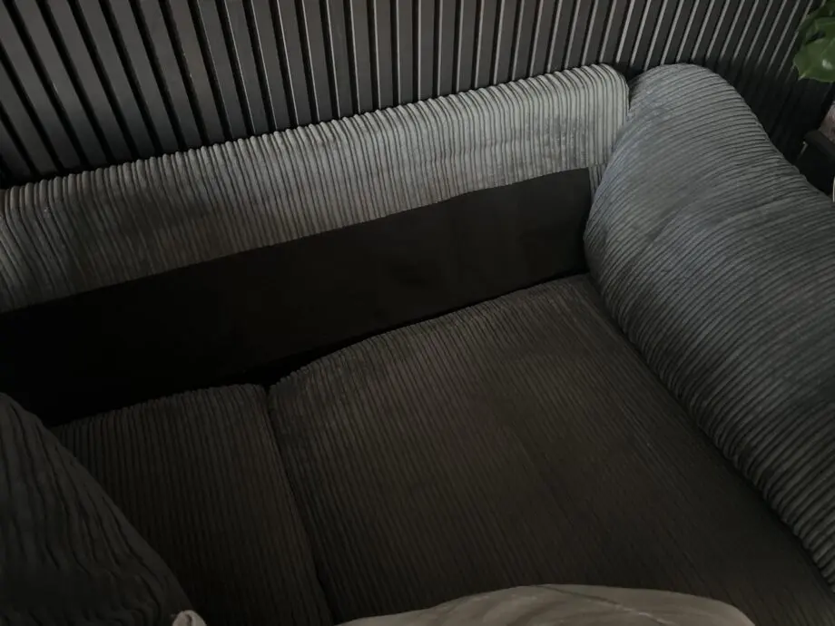 Harvey’s grey corner sofa