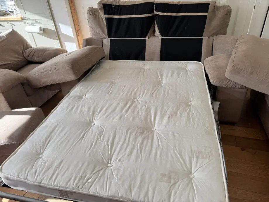 Sofolgy sofa set (inc sofa bed) from illusion range with fully removal cushions