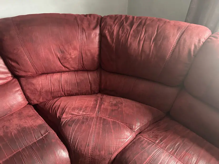 Modular 5 Seat Fabric Corner Sofa With Recliners