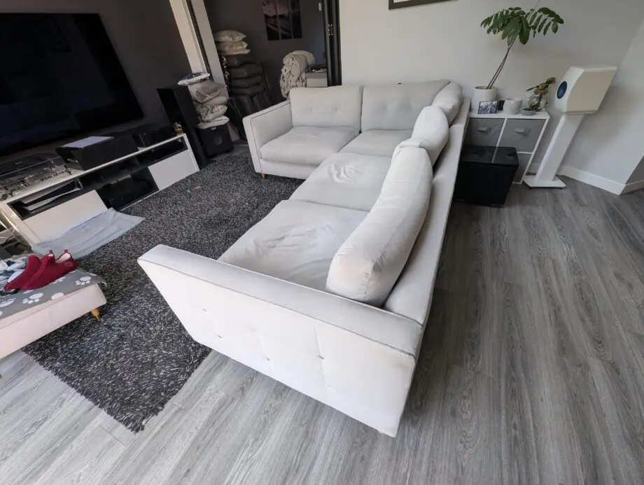 SOFOLOGY CLERKENWELL 1.5/CNR/3 CLERKENWELL DOVE GREY/CHARCOAL MIX NFO,FT LIGHT WOOD LIGHT WOOD FEET X 1