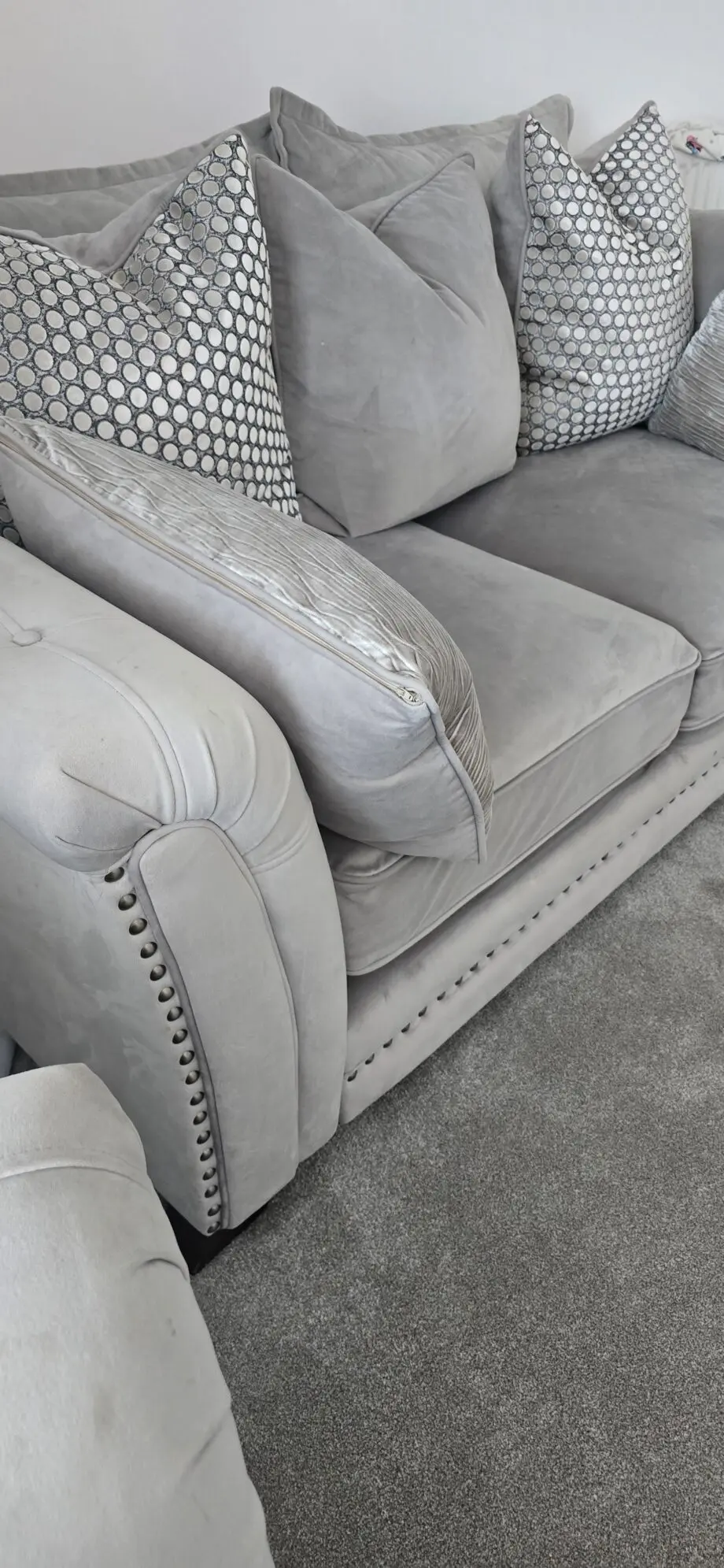 Designer rooms 2 seater cuddle and 3 seater couch