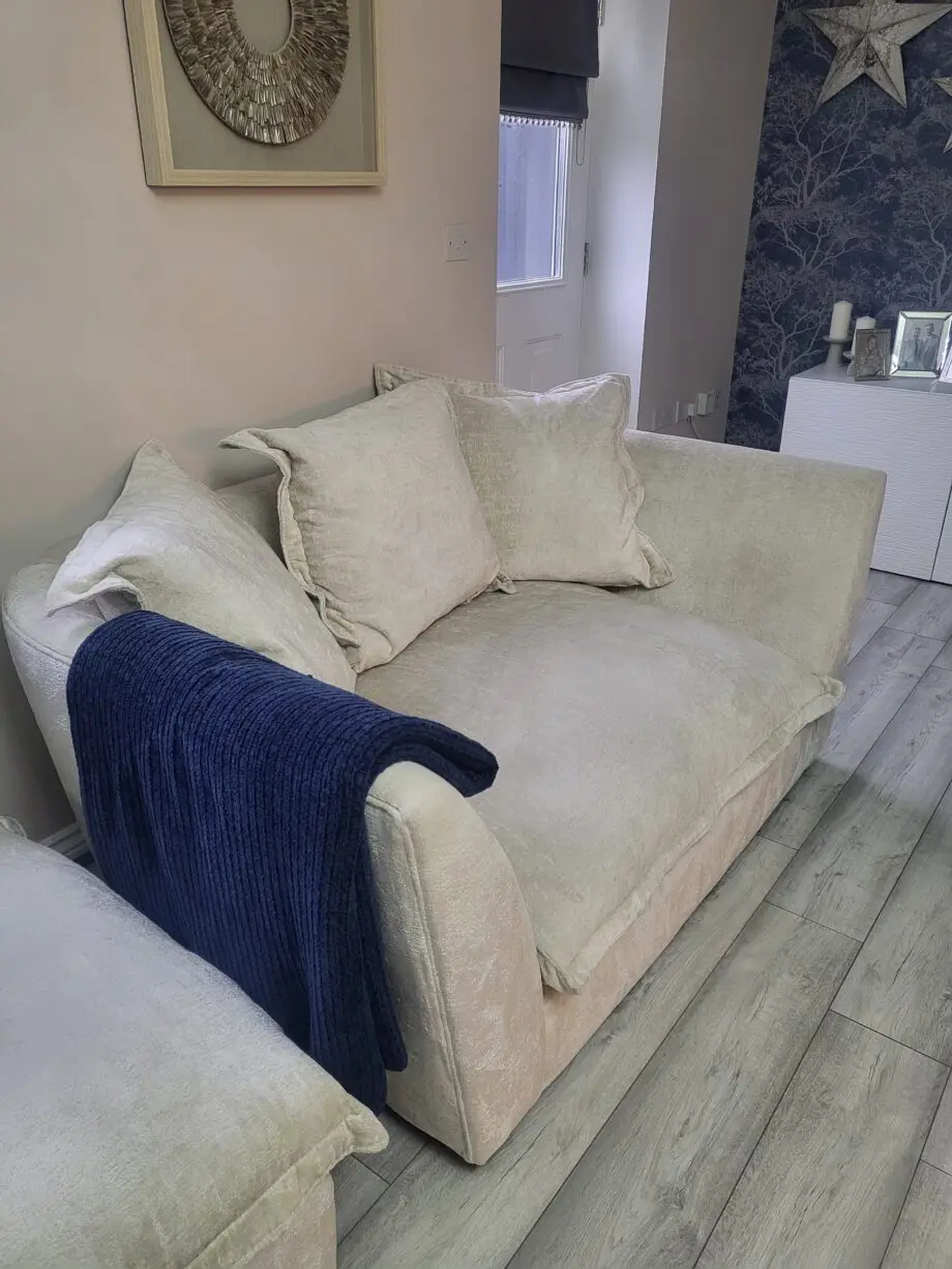 Fishpools Slouch Berber Oyster Coloured Sofa set