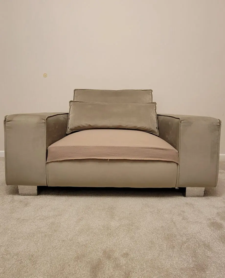 Sloane Range Large Beige Cuddle chair