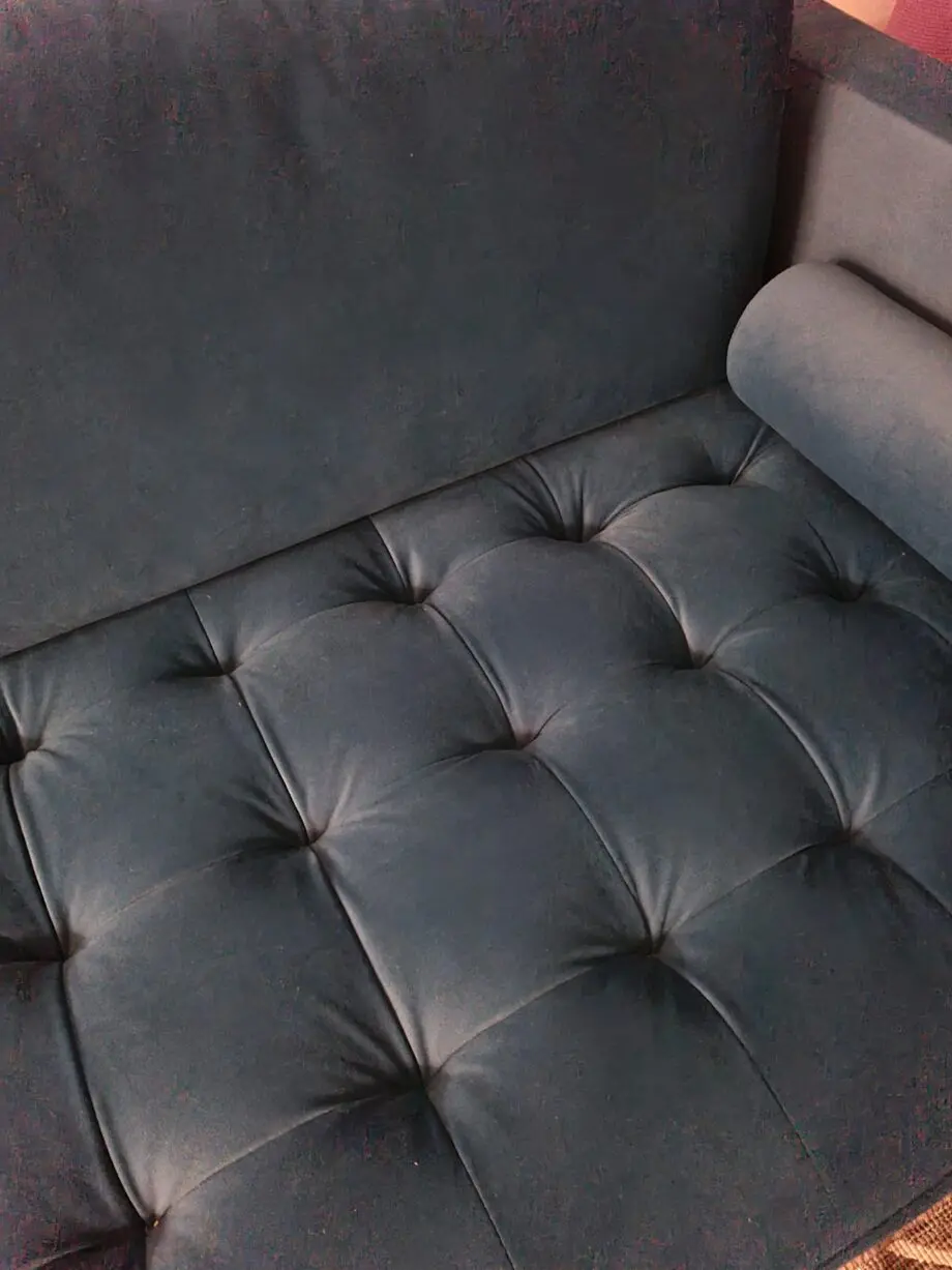 Brand New Large 3 Seater Sofa, Teal Velvet