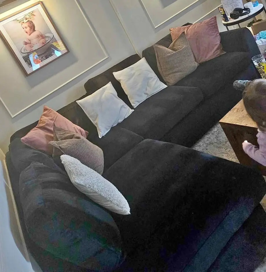 Jumbo cord Living room sofa set