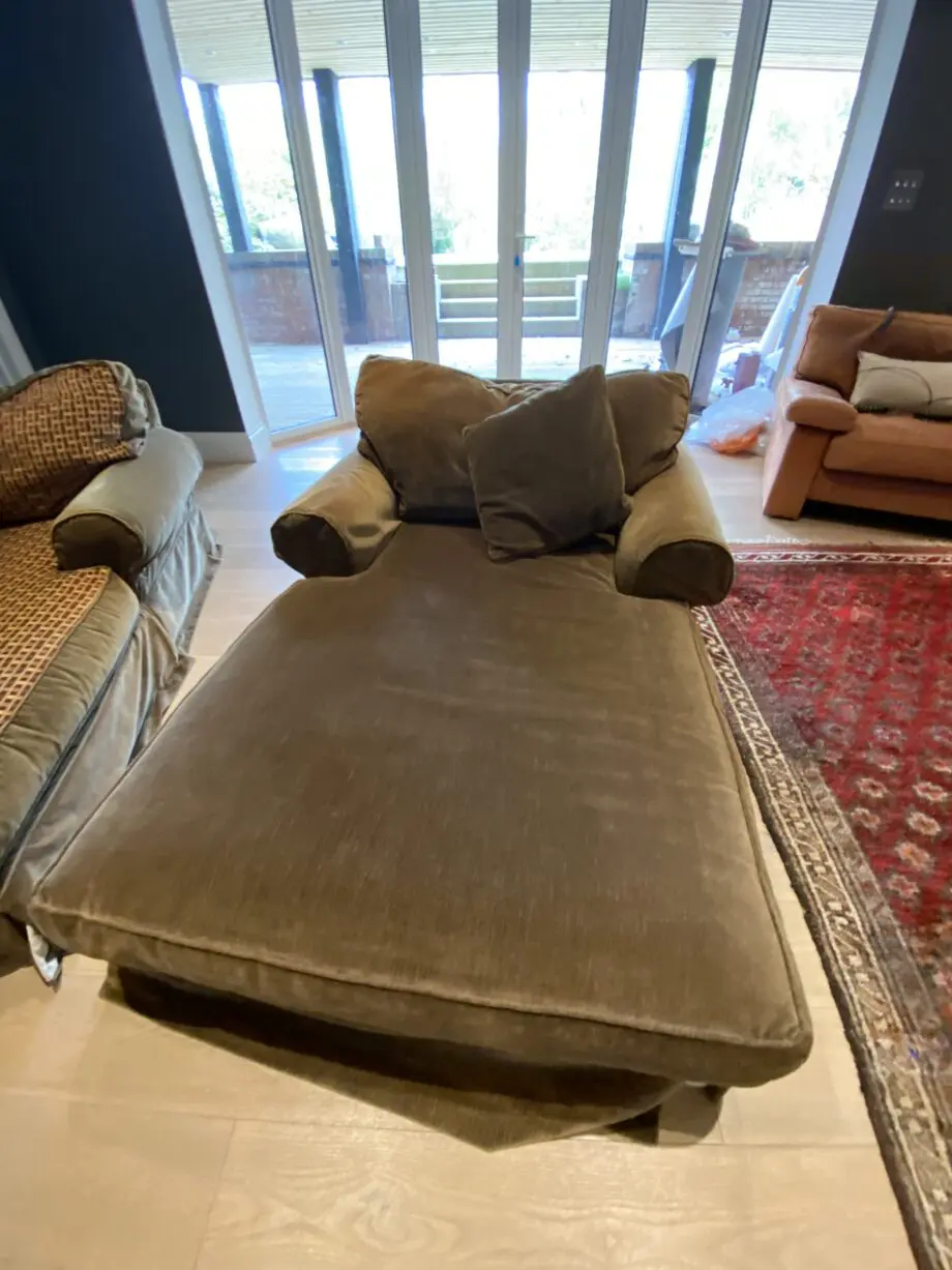 Two Large Reversible Chaise Lounge