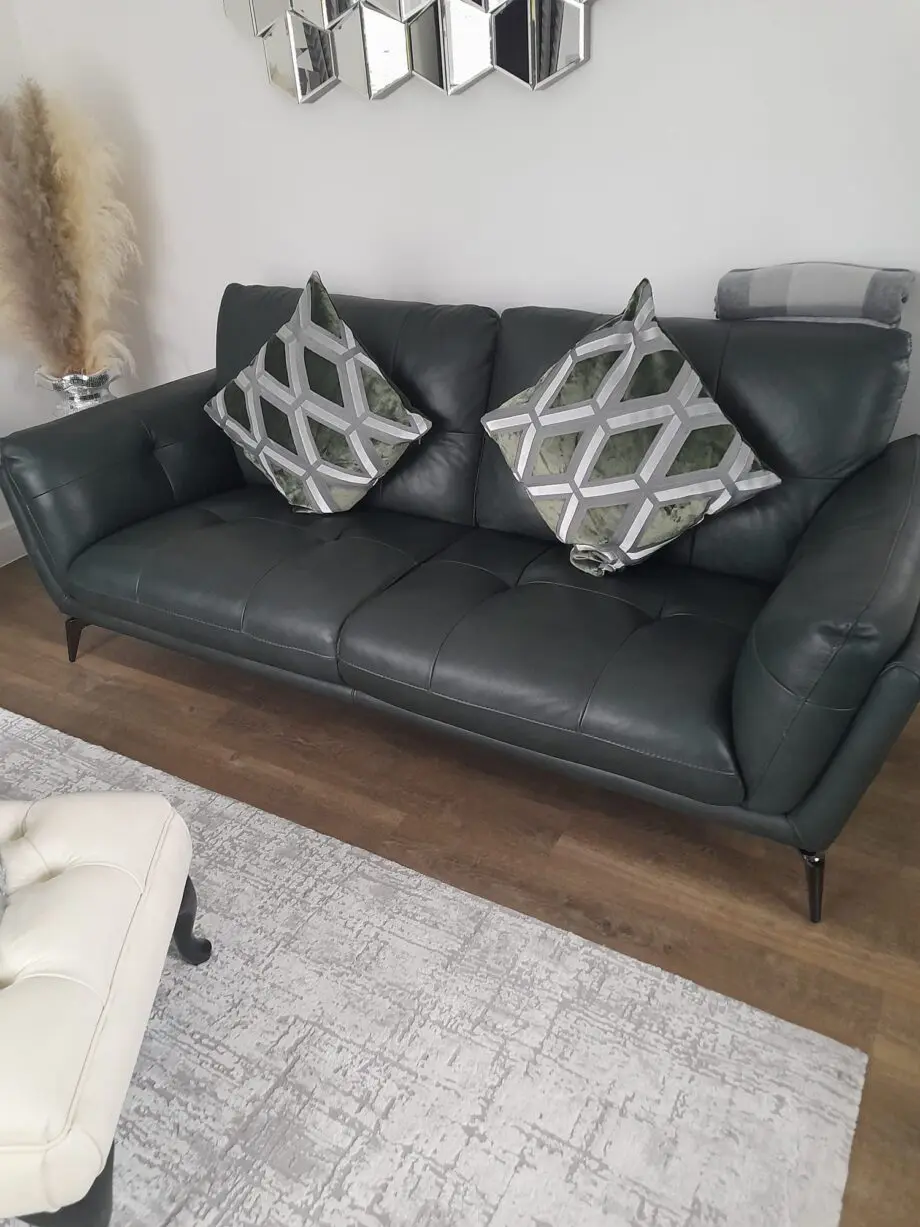 DFS Harlan 1 x 3 seater sofa and 1 x 2 seater sofa. Forest green