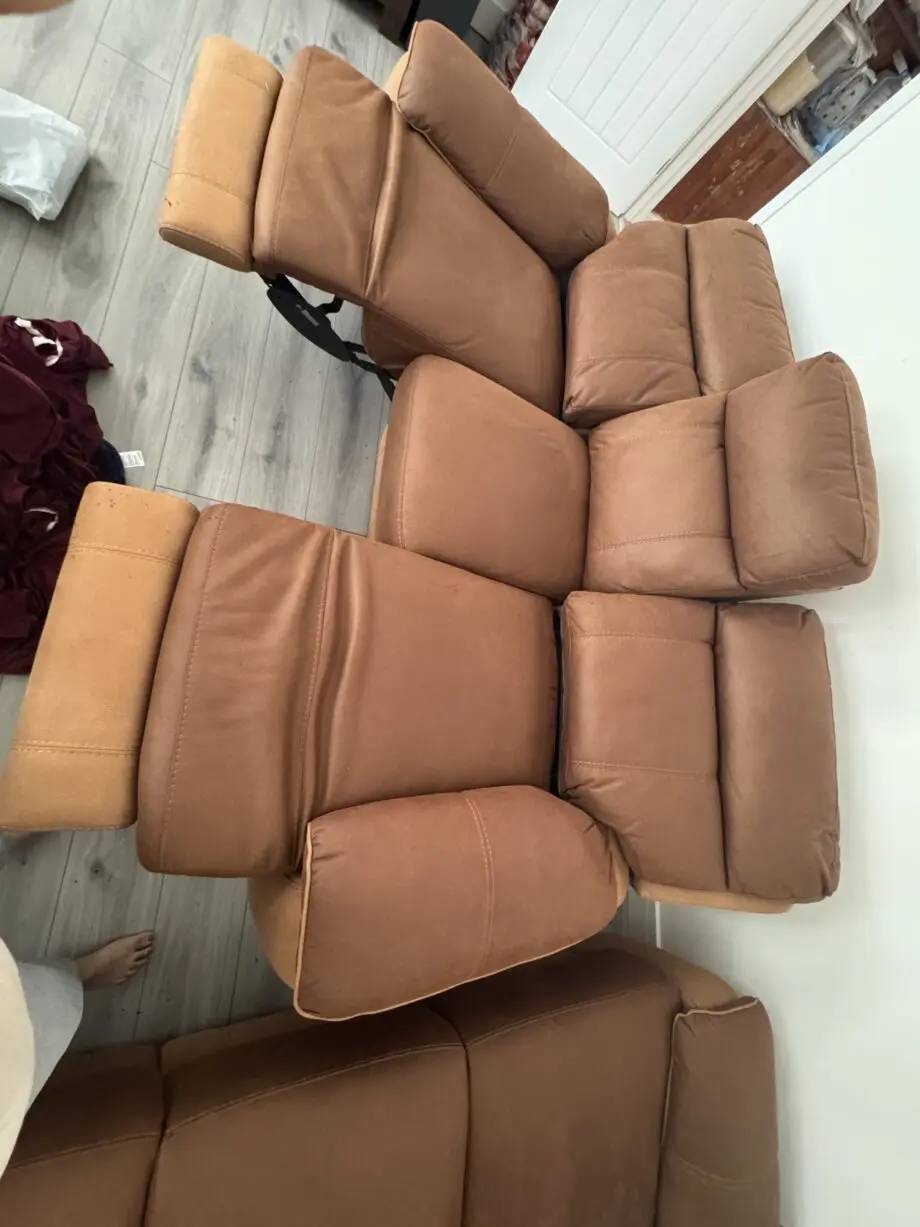 DFS EMERY 3S POWER RECLINER - AZF 018 CHOCOLATE BFABLJR223