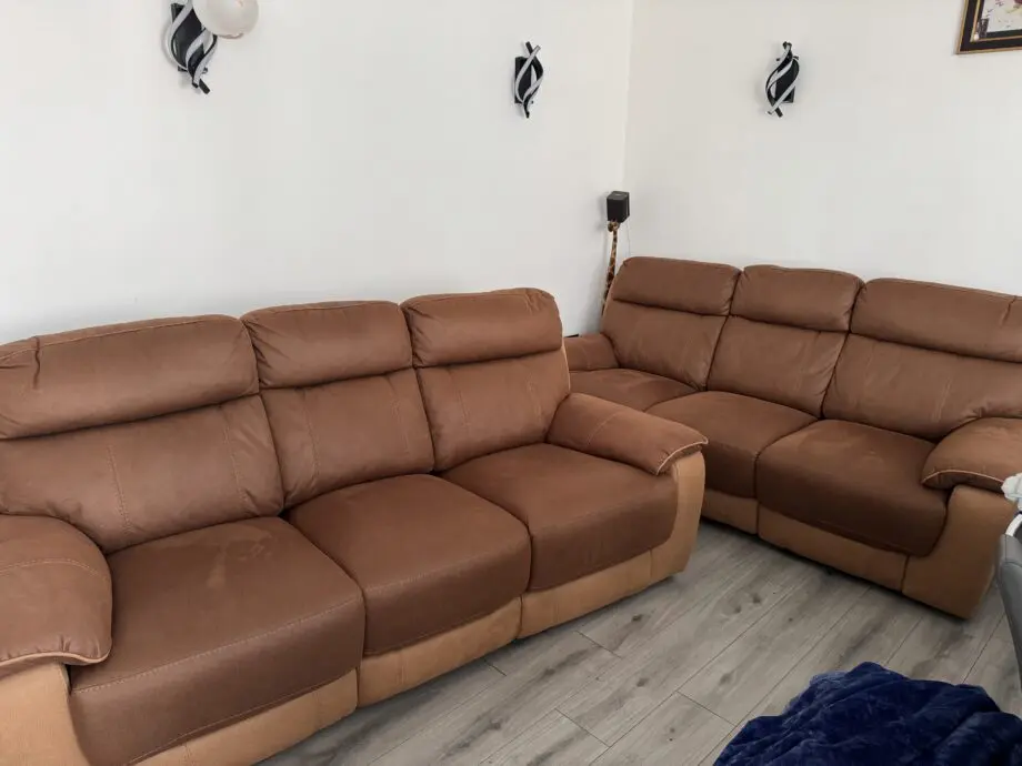 DFS EMERY 3S POWER RECLINER - AZF 018 CHOCOLATE BFABLJR223