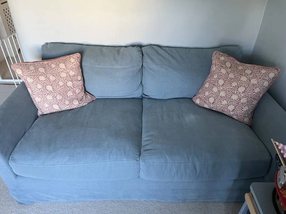 Sofa.com Otto 2.5 Seat Sofa Bed in Lagoon Brushed Linen Cotton