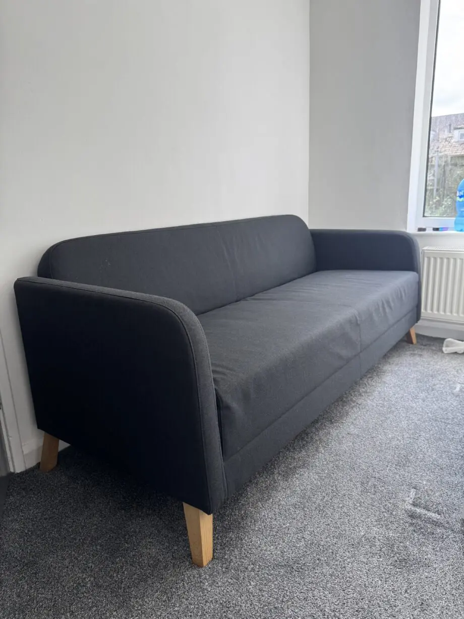 Dark grey 3-seater sofa