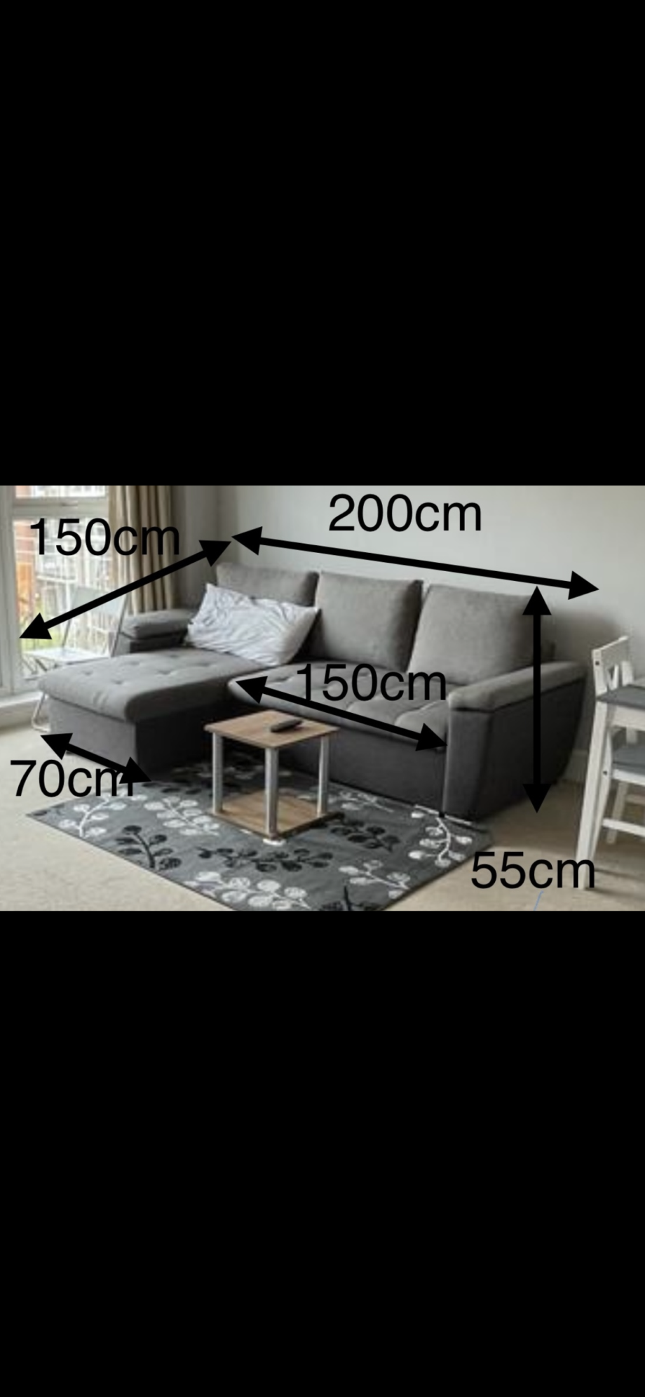 Dover corner sofa bed left corner facing bought from corner sofa sale)