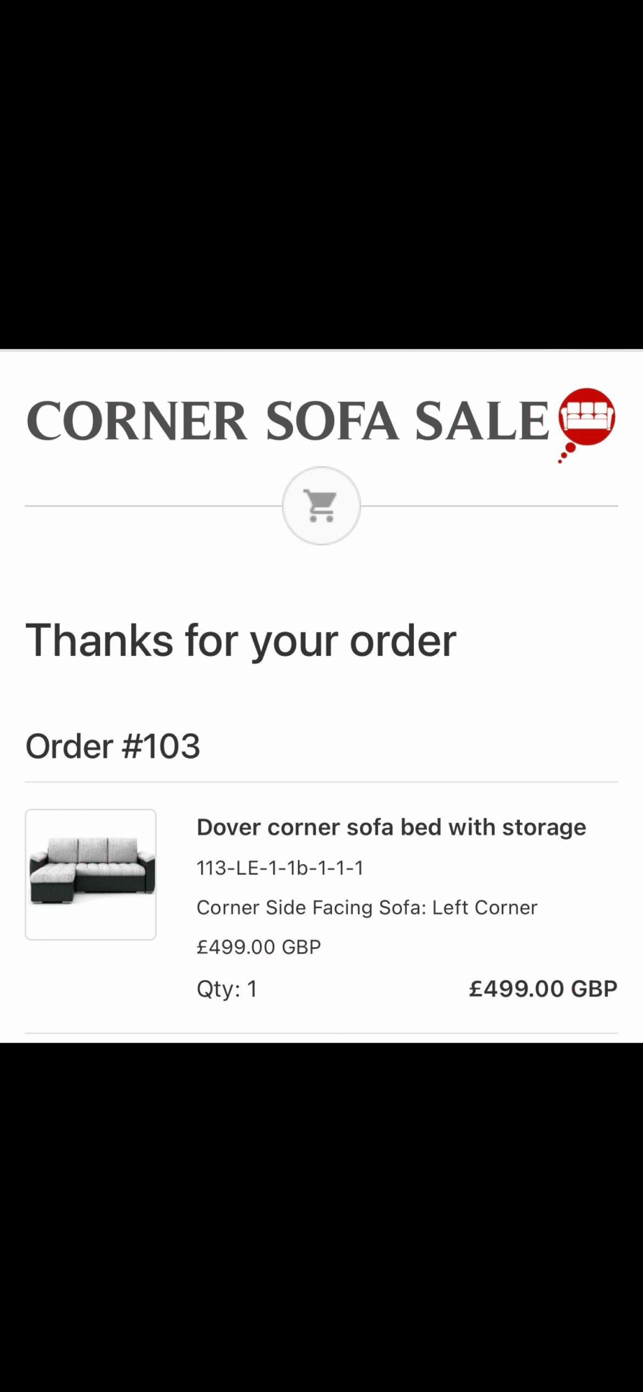 Dover corner sofa bed with storage (left facing)