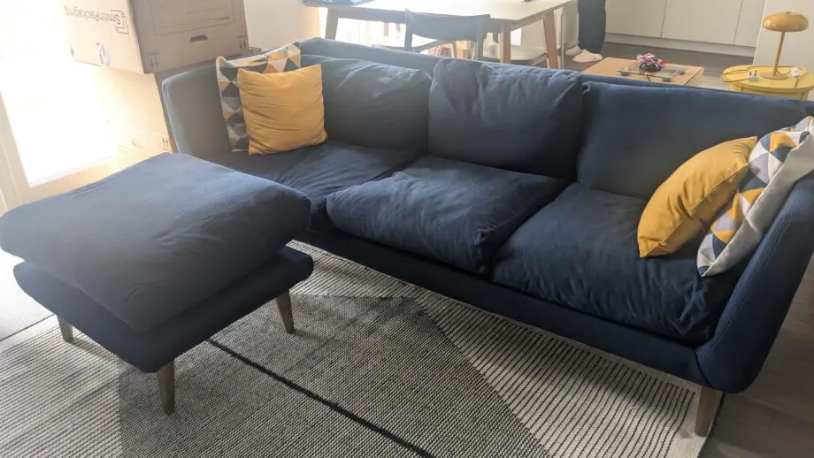Sofa 3 seat + footstool