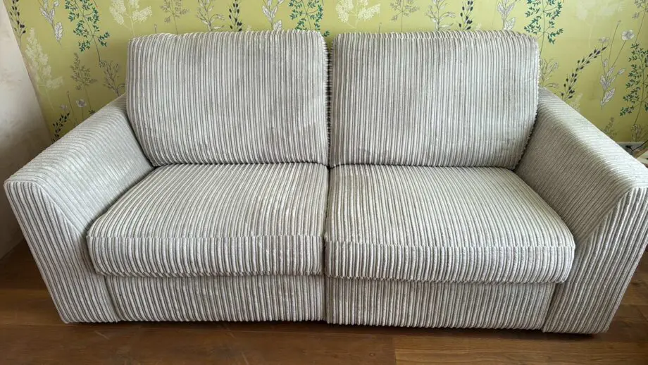 DFS Heydon 3 seater double power recliner sofa & footstool IMMACULATE CONDITION