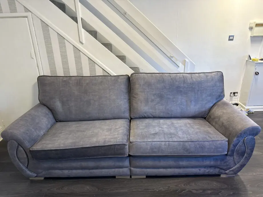 Grey Velvet sofa