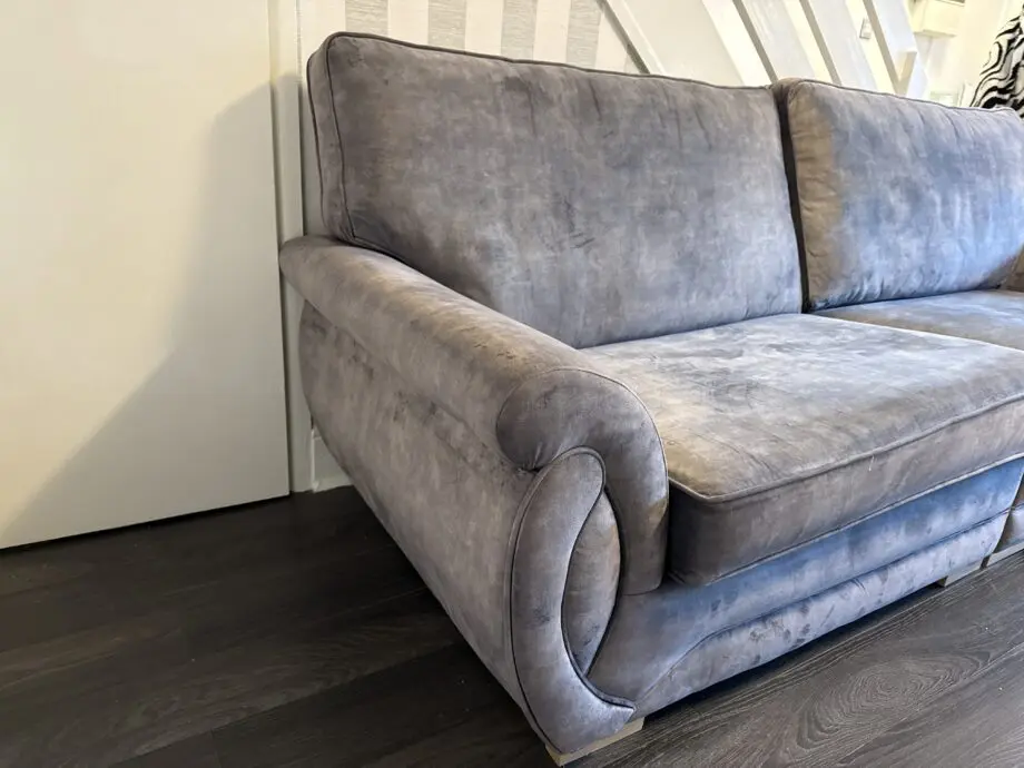 Grey Velvet sofa
