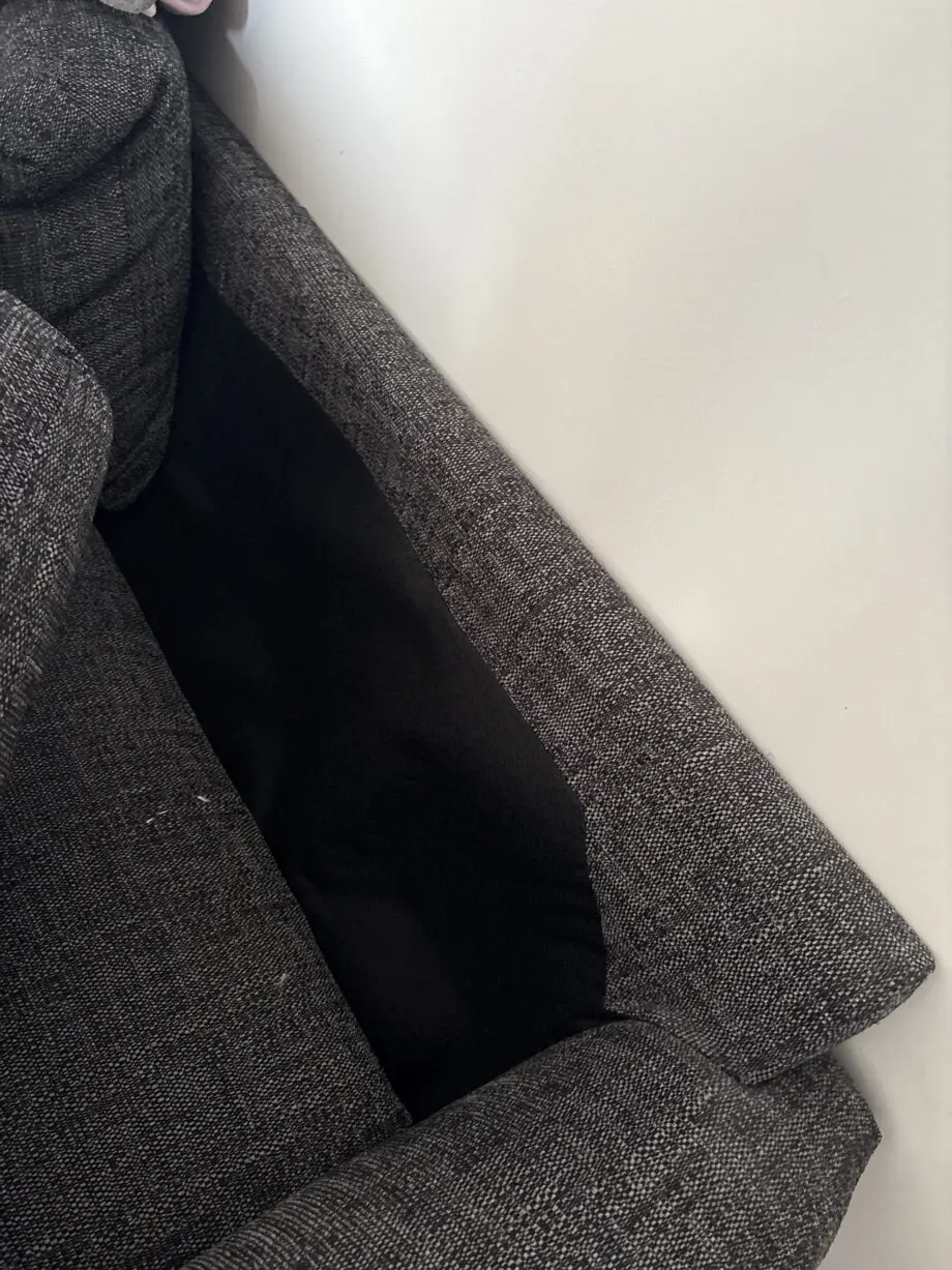 Argos Home Lisbon Fabric 3 Seater Sofa - Charcoal939